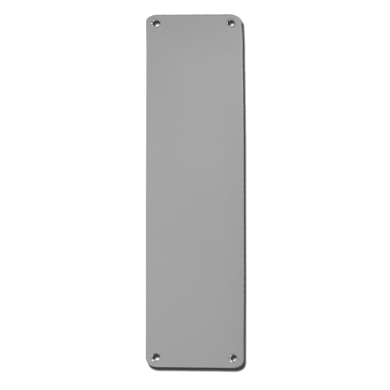 DORTREND 75mm Wide Rounded Aluminium Finger Plate