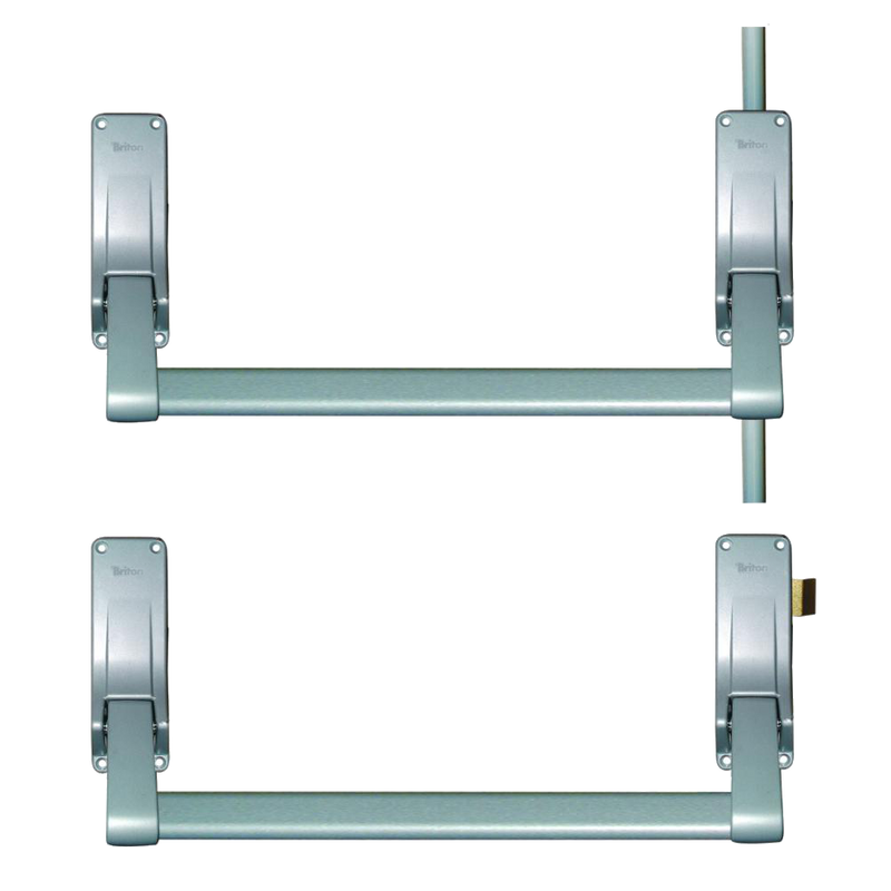 BRITON 377 Push Bar Double Rebated Door Panic Set