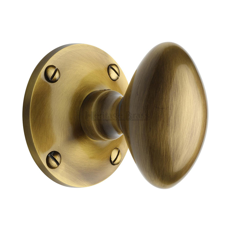 Mayfair Door Knob on Rose