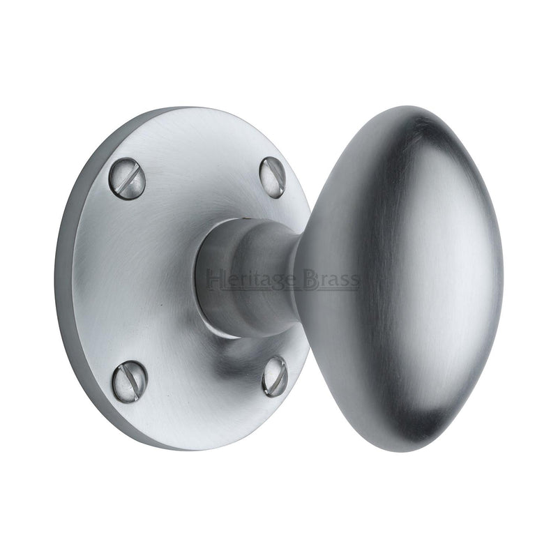 Heritage Brass Mayfair Door Knob on Rose