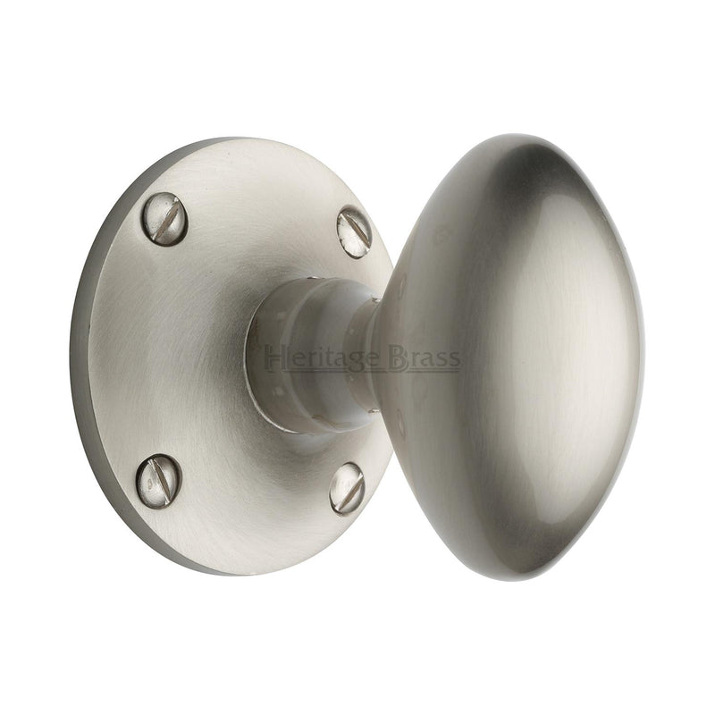 Heritage Brass Mayfair Door Knob on Rose