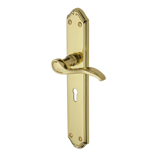 Heritage Brass Verona Door Handle on Plate