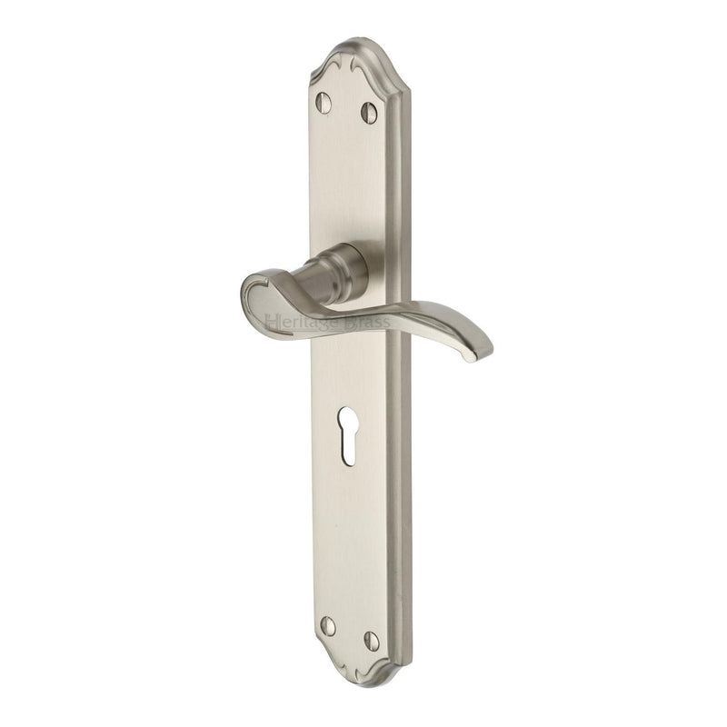 Heritage Brass Verona Door Handle on Plate