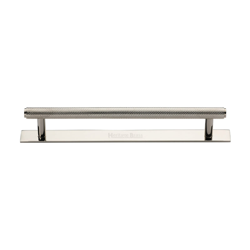 Knurled Cabinet Pull Handle with Plate