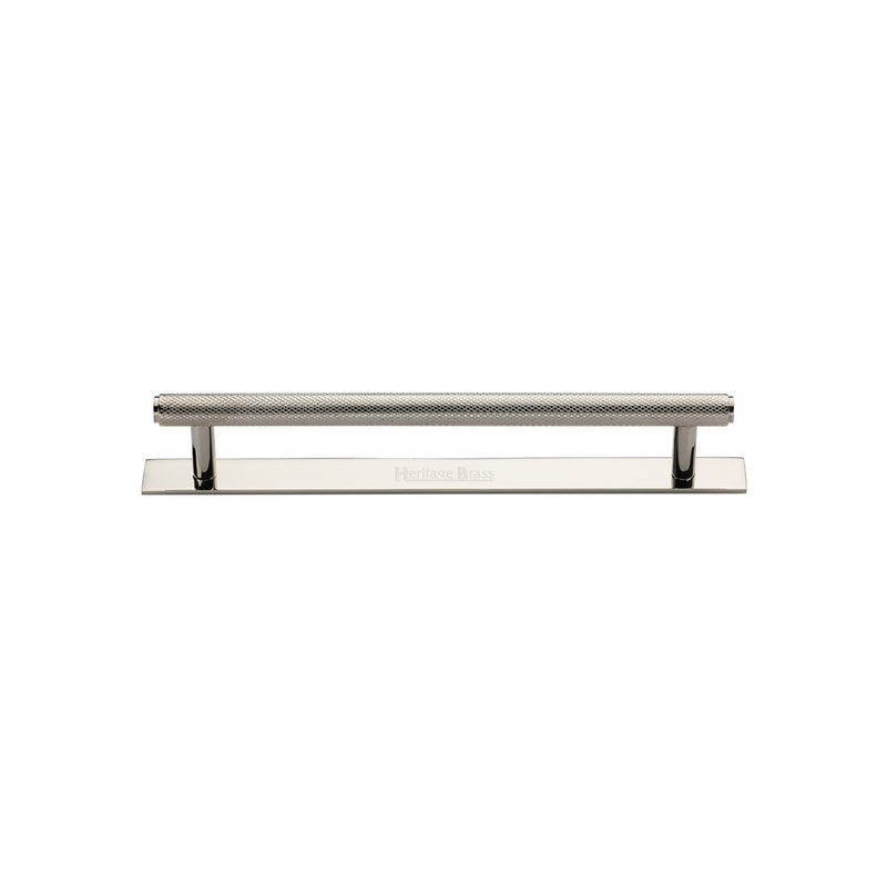 Knurled Cabinet Pull Handle with Plate