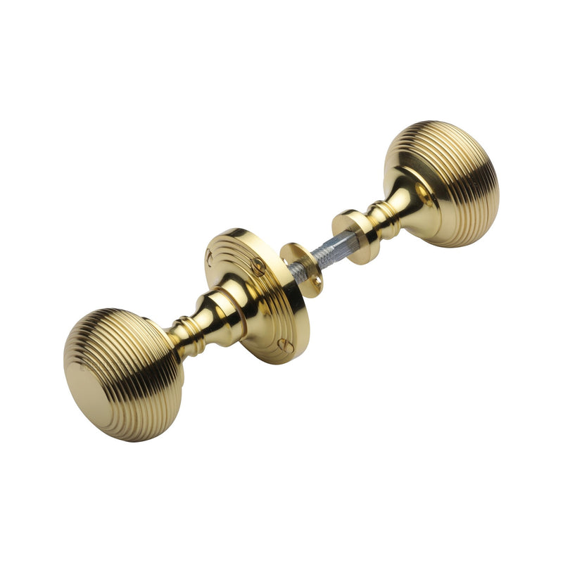 Heritage Brass Reeded Rim Door Knob