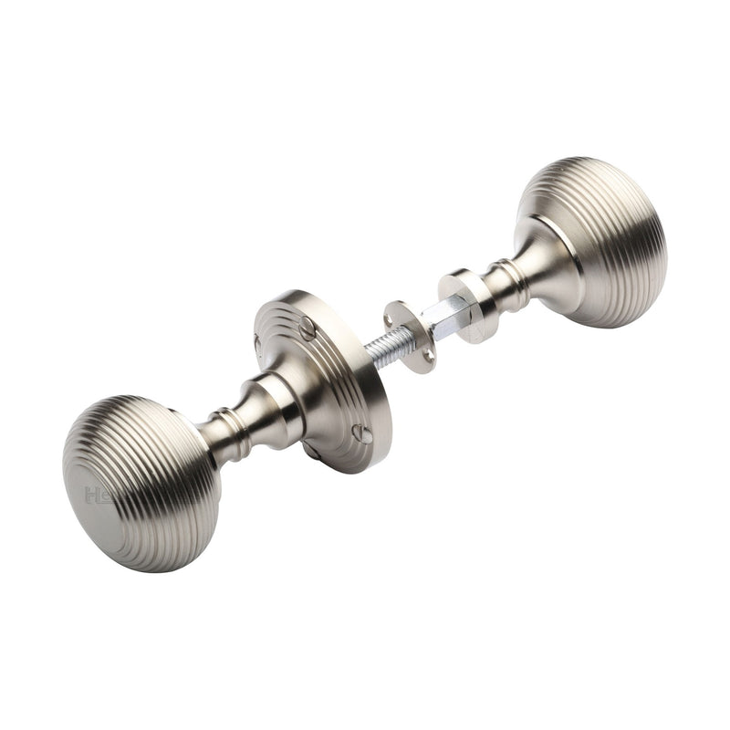 Heritage Brass Reeded Rim Door Knob