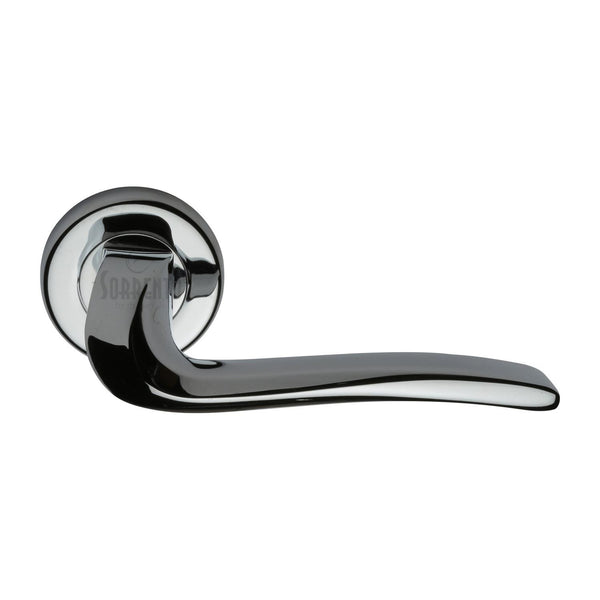 Capri Door Handle on Round Rose