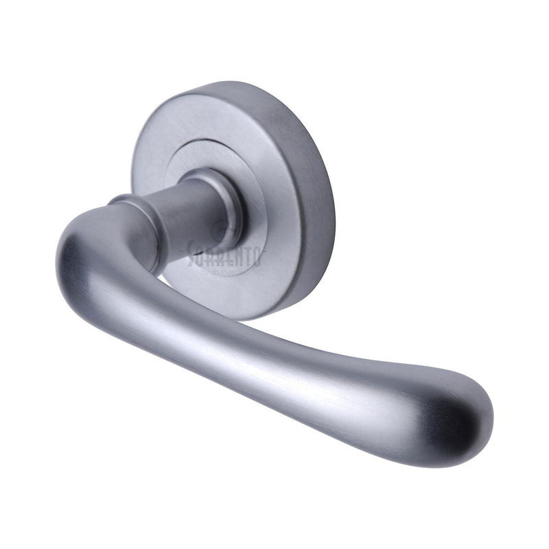 Sorrento Donna Door Handle on Round Rose