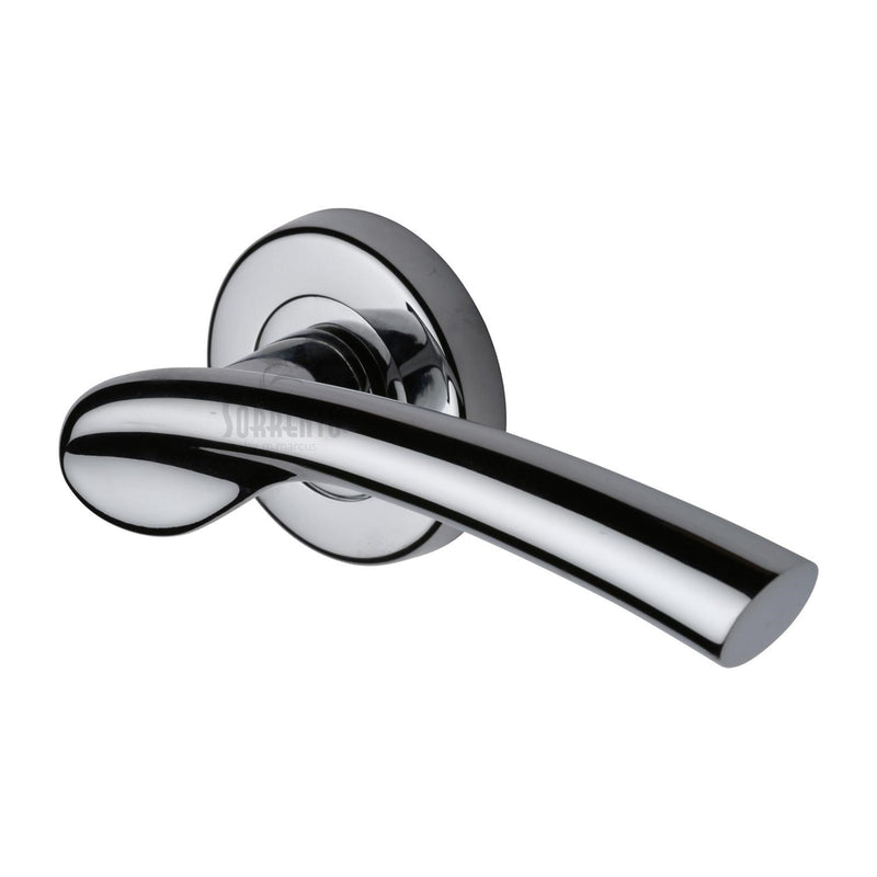 Sorrento Paris Door Handle on Round Rose