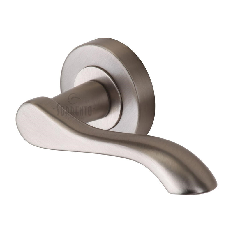 Aurora Door Handle on Round Rose