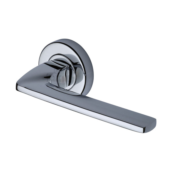 Diffuse Door Handle on Round Rose