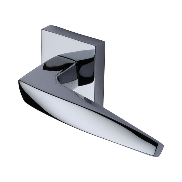 Sorrento Serpentine Door Handle on Square Rose