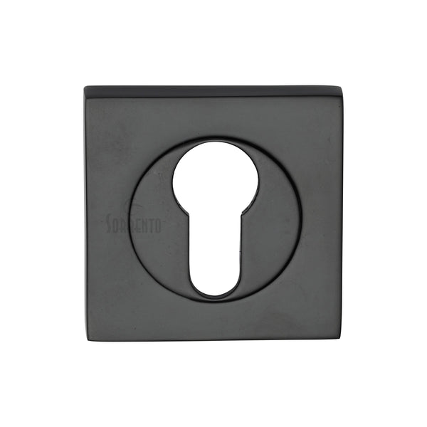 Sorrento Euro Profile Cylinder Escutcheon Square