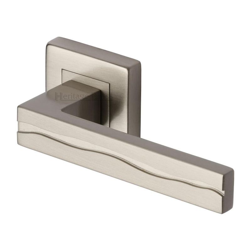 Amazon Sq Door Handle on Square Rose