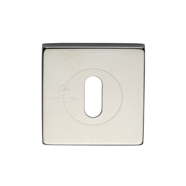 Steel Line Square Key Escutcheon