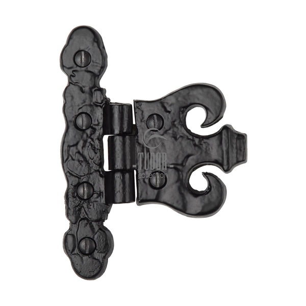 Tudor Coronet Hinge Black Iron