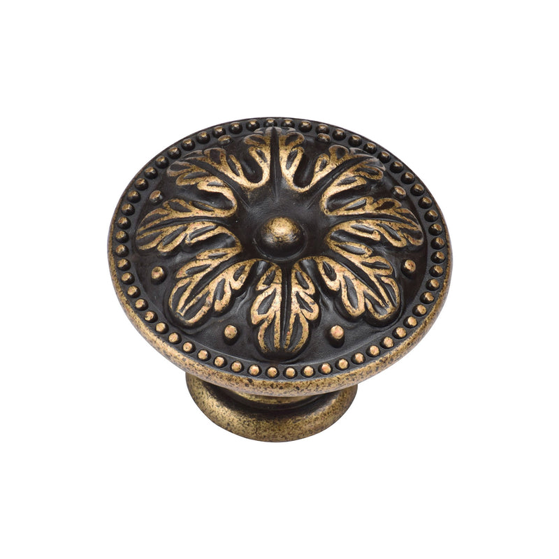 Floral Round Knob