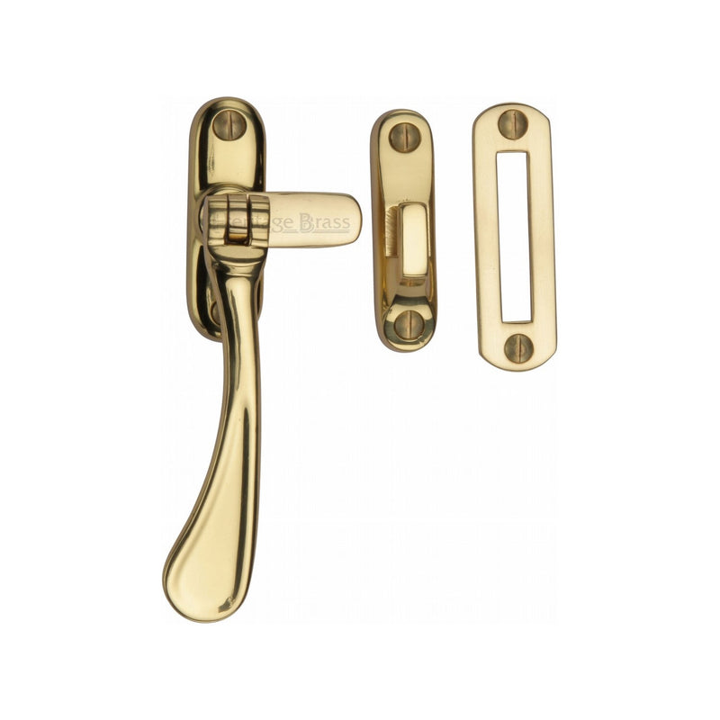 Heritage Brass Casement Window Fastener Spoon Pattern