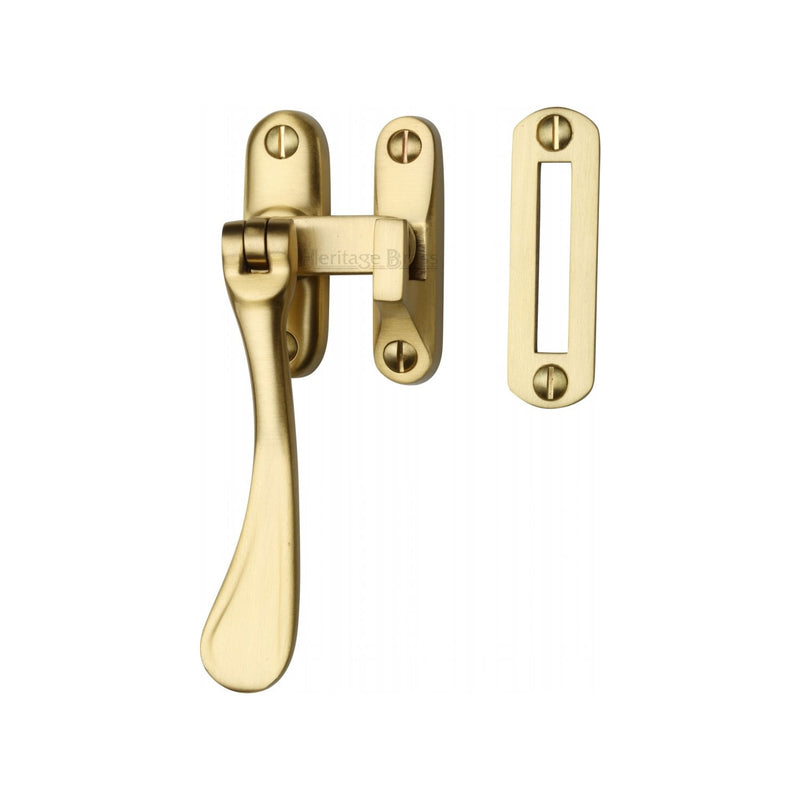 Heritage Brass Casement Window Fastener Spoon Pattern