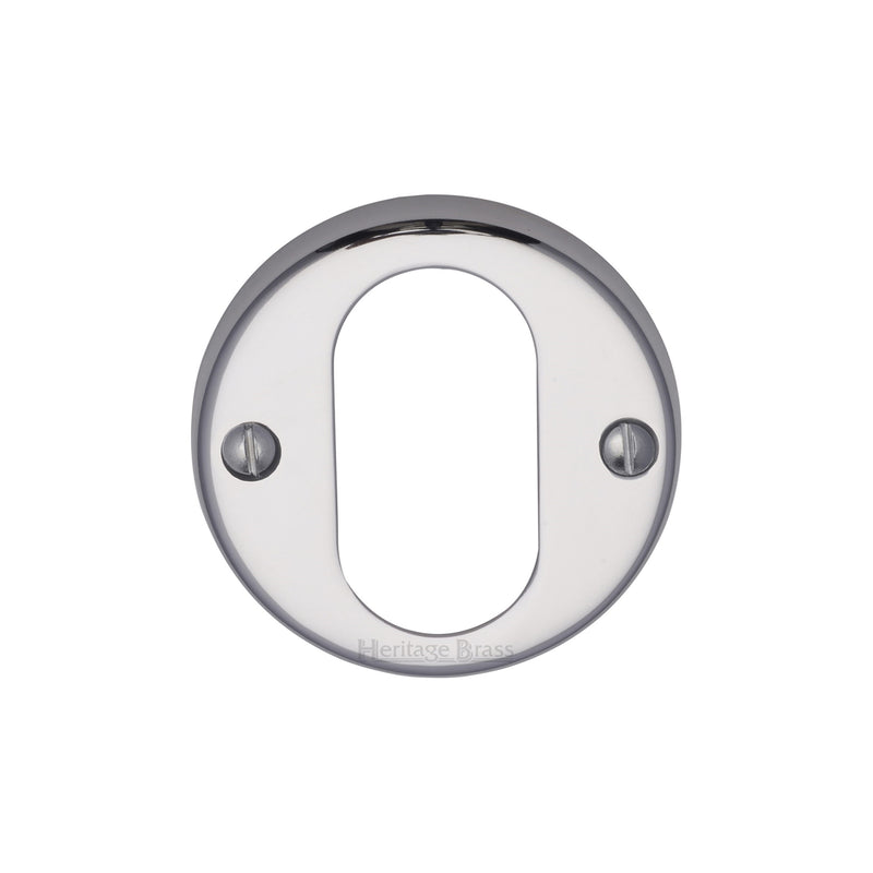 Oval Profile Cylinder Escutcheon Round - V1013