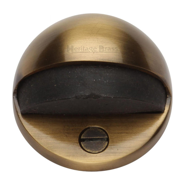 Round Shielded Floor Mounted Door Stop 