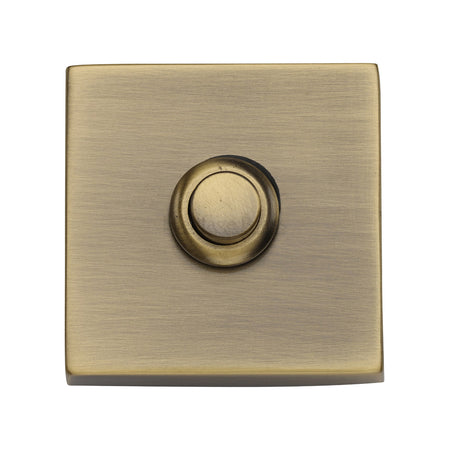 Heritage Brass Square Bell Push