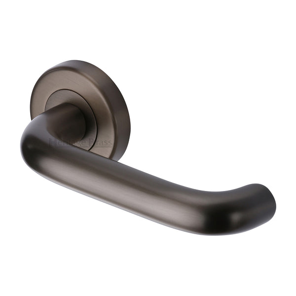 Harmony Door Handle on Round Rose