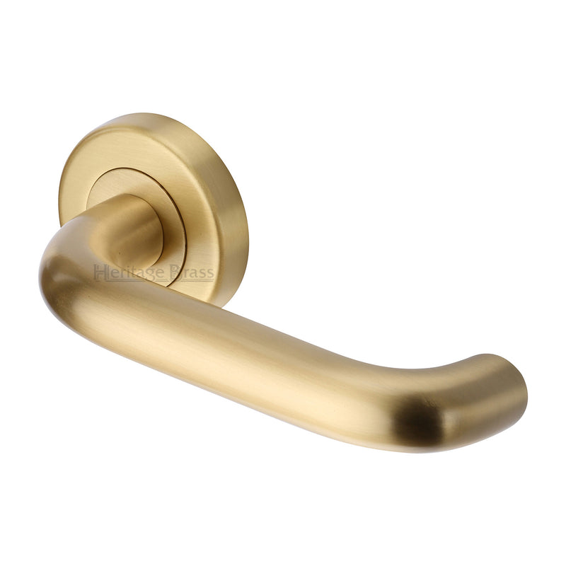 Harmony Door Handle on Round Rose