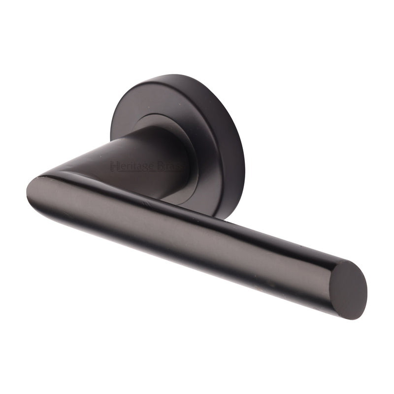 Mercury Door Handle on Round Rose