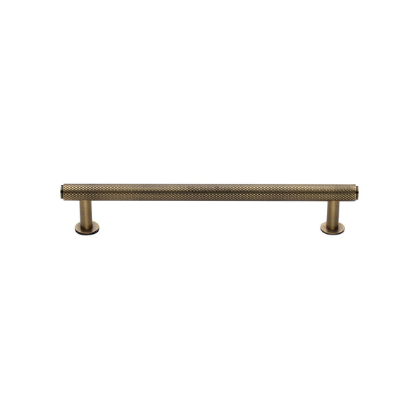 Knurled Cabinet Pull Handle with Rose