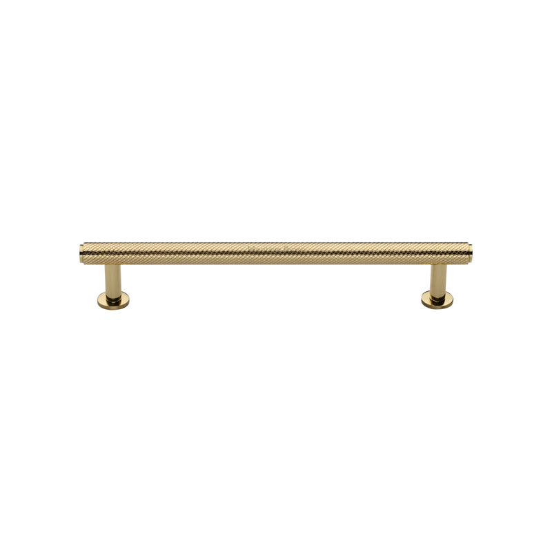 Knurled Cabinet Pull Handle with Rose