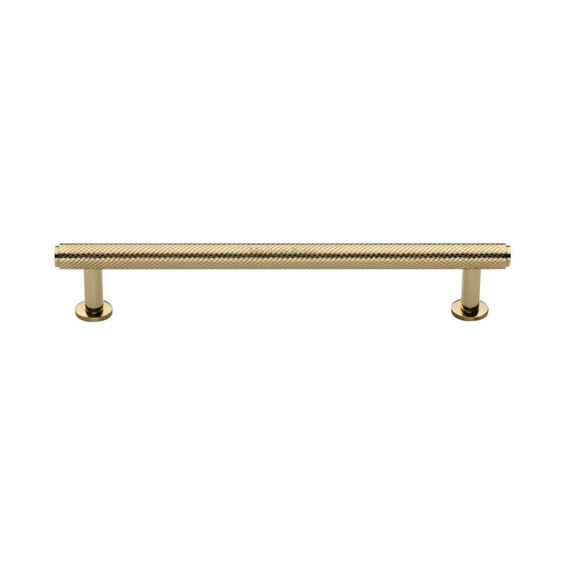 Knurled Cabinet Pull Handle with Rose