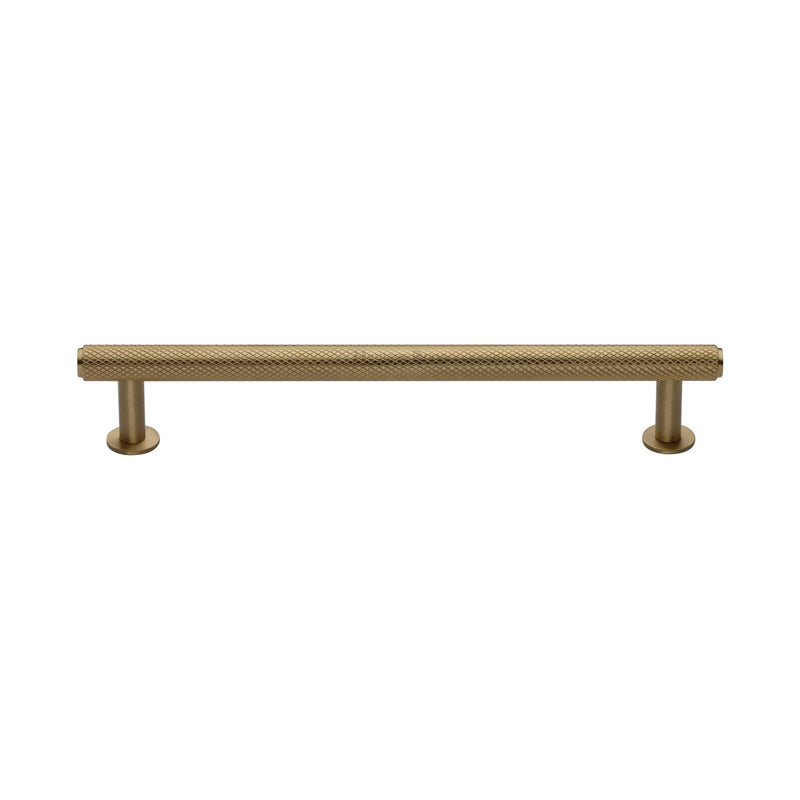 Knurled Cabinet Pull Handle with Rose