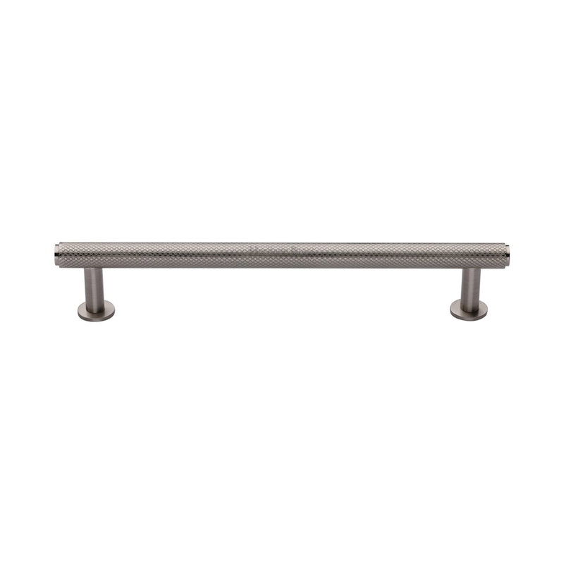 Knurled Cabinet Pull Handle with Rose