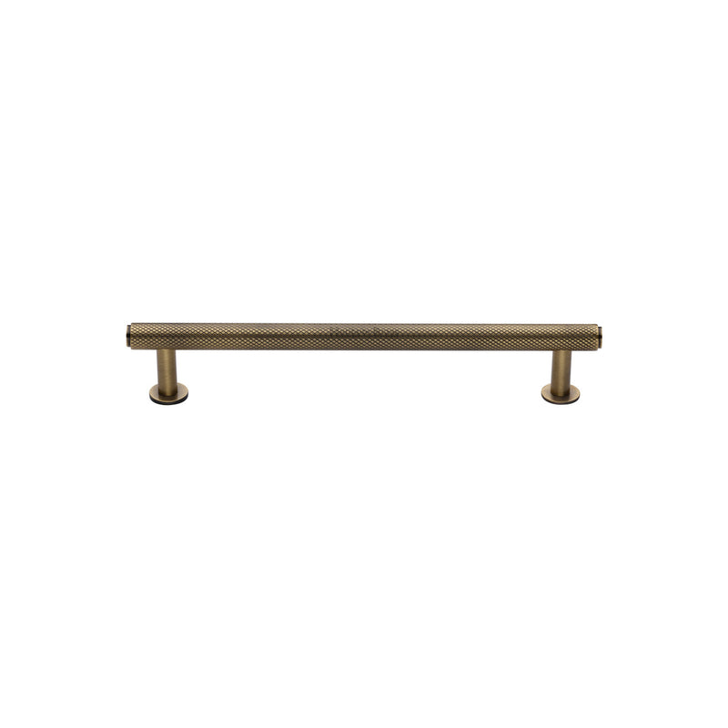 Knurled Cabinet Pull Handle with Rose