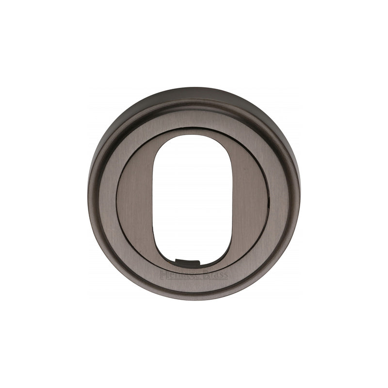 Oval Profile Cylinder Escutcheon Round - V5010