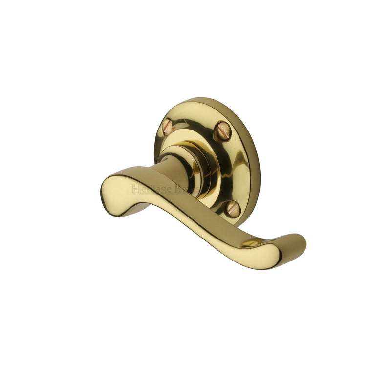 Bedford Door Handle on Round Rose