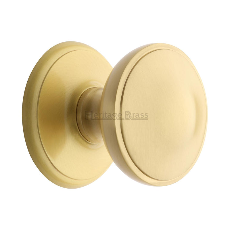 Heritage Brass Round Centre Door Knob