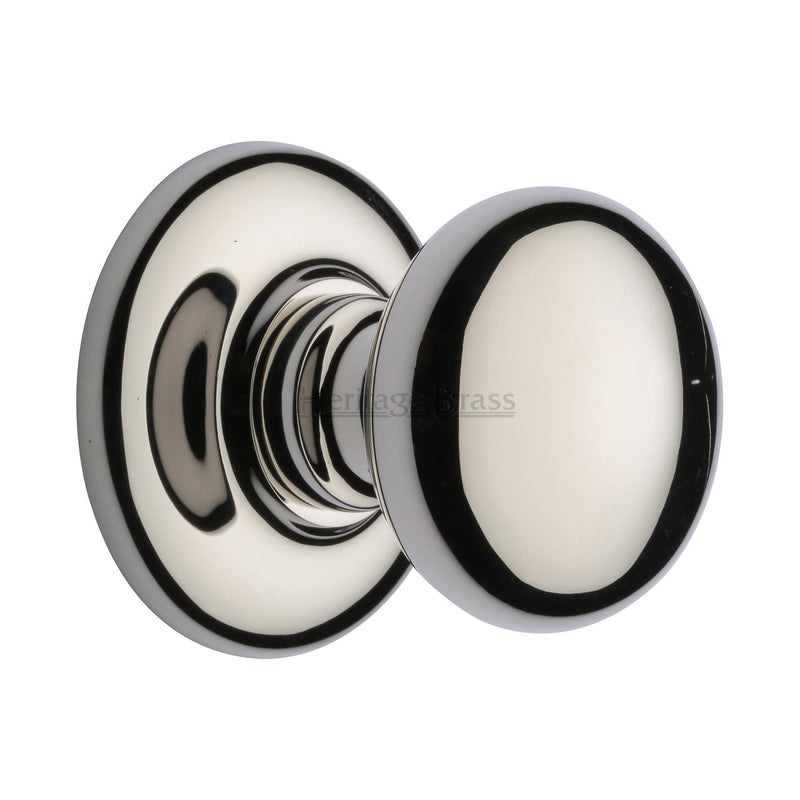 Heritage Brass Round Center Door Knob - V901