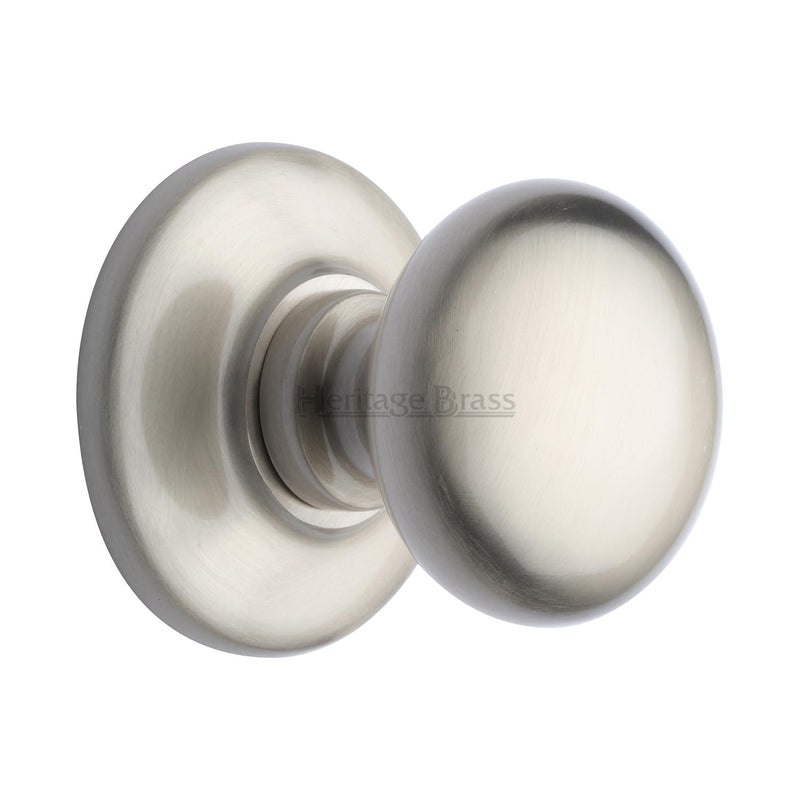 Heritage Brass Round Center Door Knob - V901