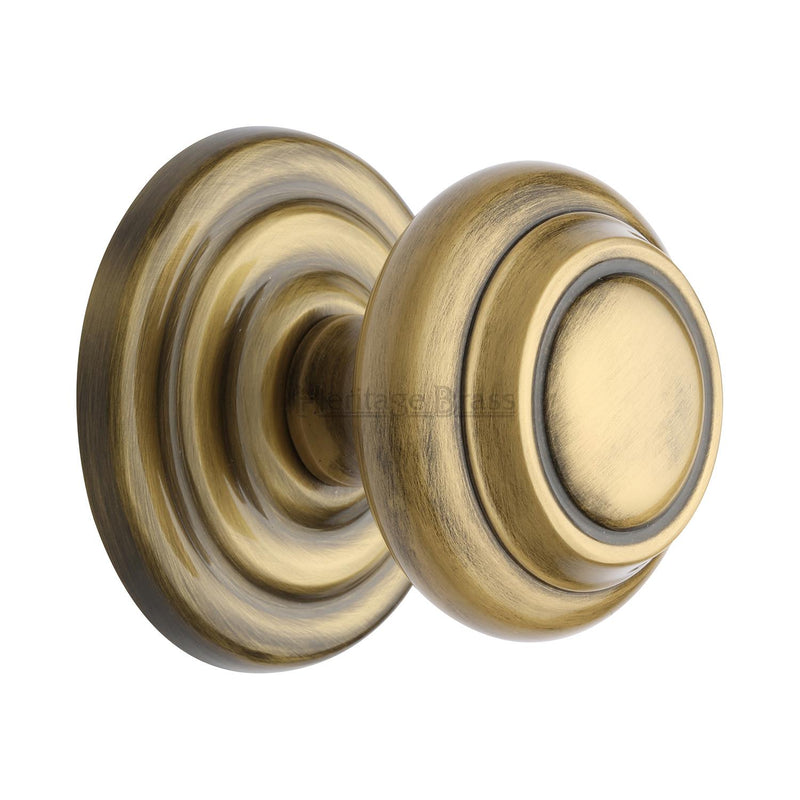 Stepped Round Centre Door Knob