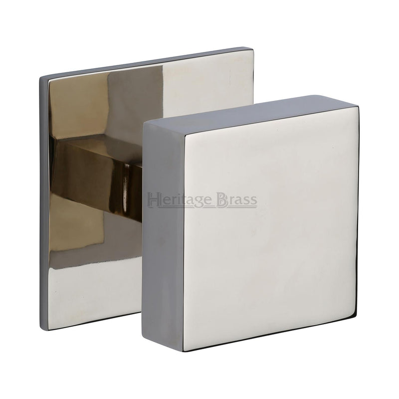 Heritage Brass Square Centre Door Knob