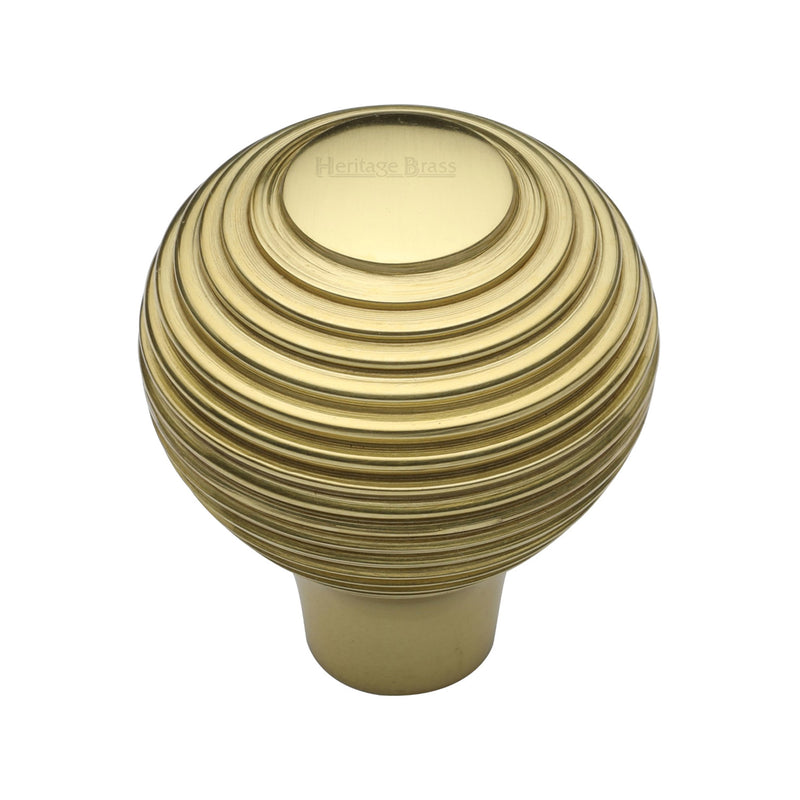 Reeded Cabinet Knob