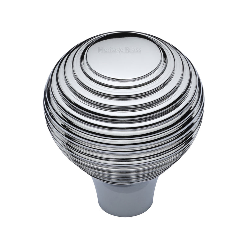 Reeded Cabinet Knob