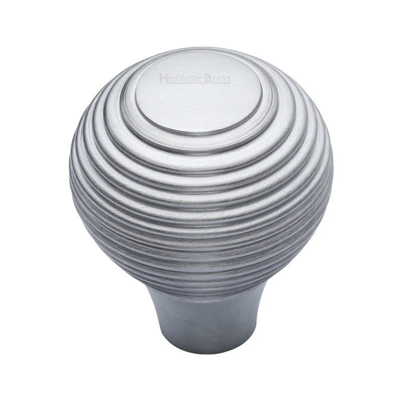 Reeded Cabinet Knob