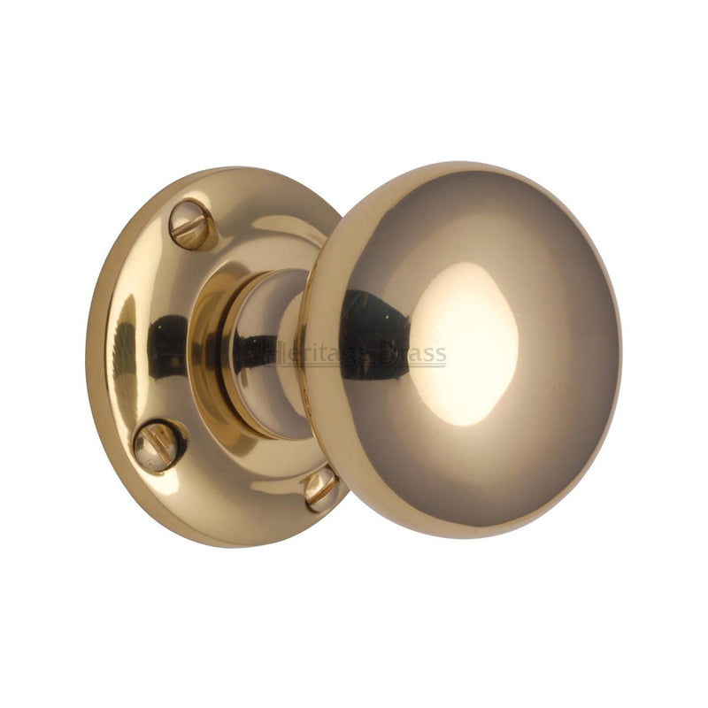 Heritage Brass Victoria Door Knob on Rose