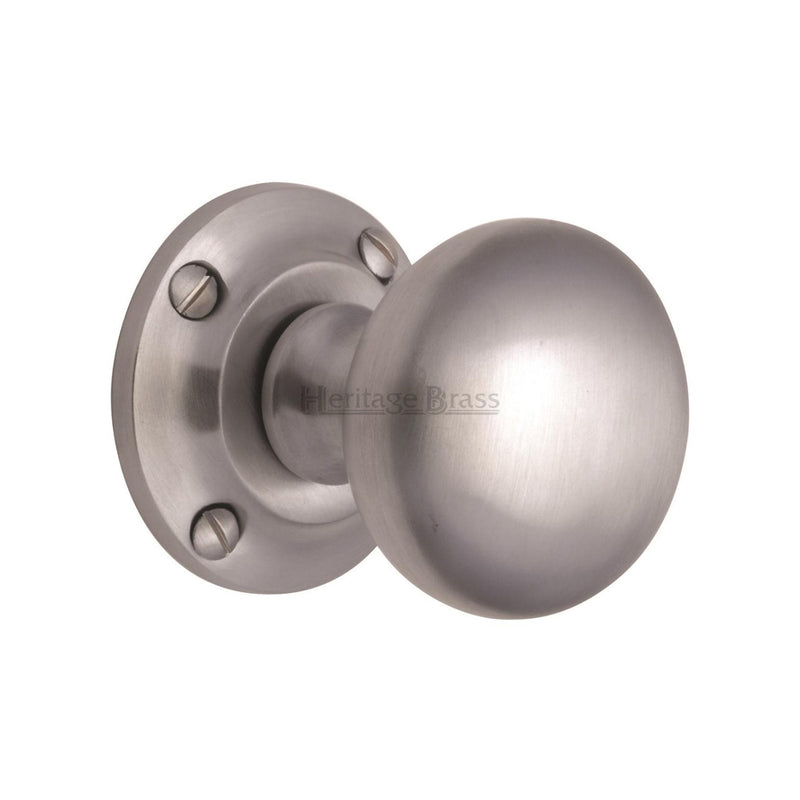 Heritage Brass Victoria Door Knob on Rose