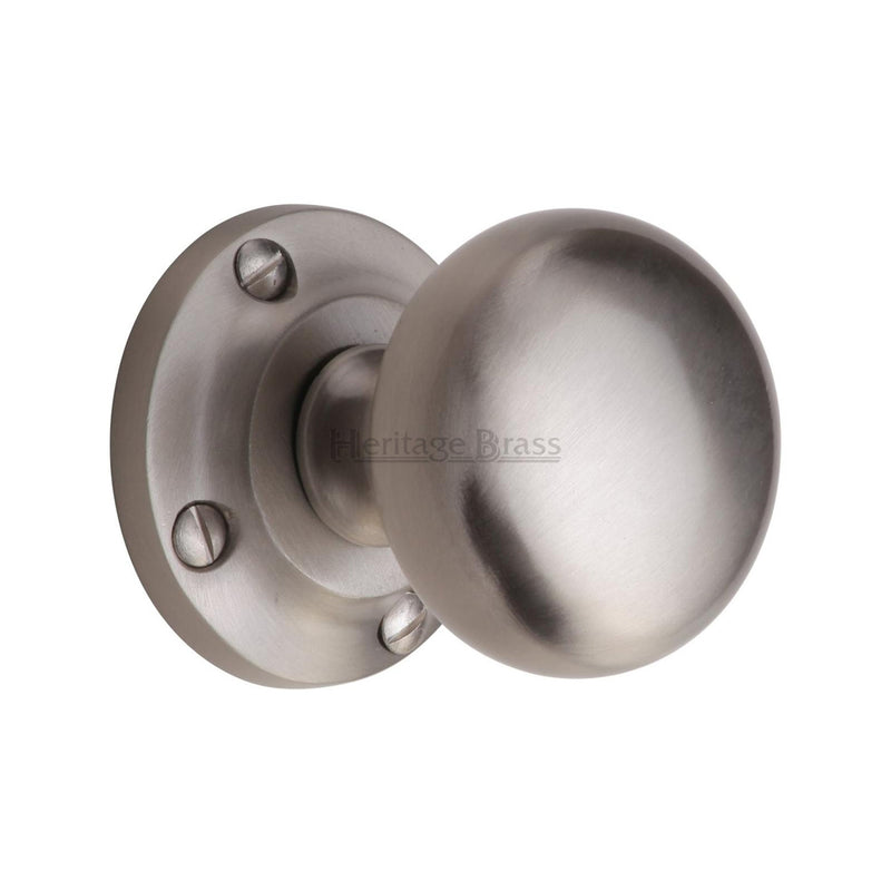 Heritage Brass Victoria Door Knob on Rose