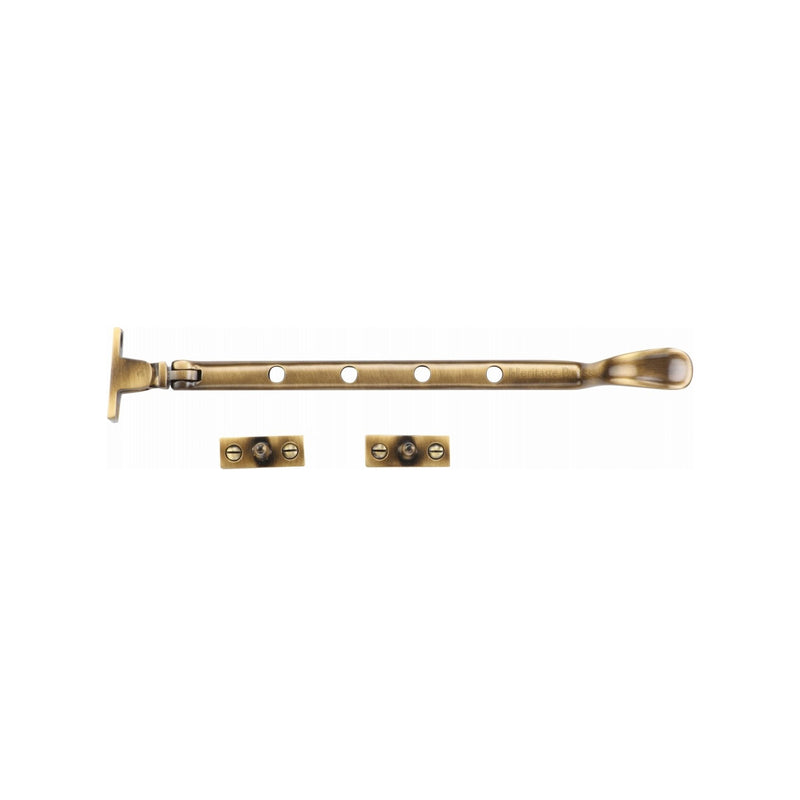 Heritage Brass Casement Window Stay Spoon Pattern